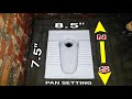 Pan Setting/Installation for Toilet || Sanitary Work in Bangladesh (Full Bangla)