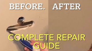 Drywall repair/patch complete guide from replacing the drywall to matching skip trowel texture by DIY Dan 75 views 7 months ago 10 minutes, 43 seconds