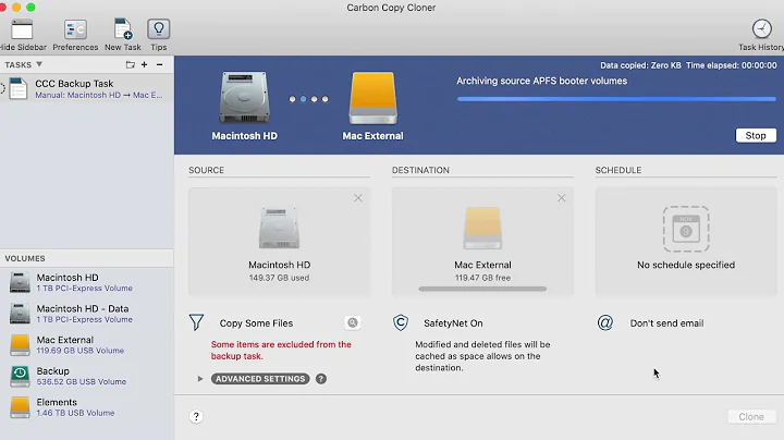 How to Clone a hard drive/SSD using Carbon Copy Cloner on Mac