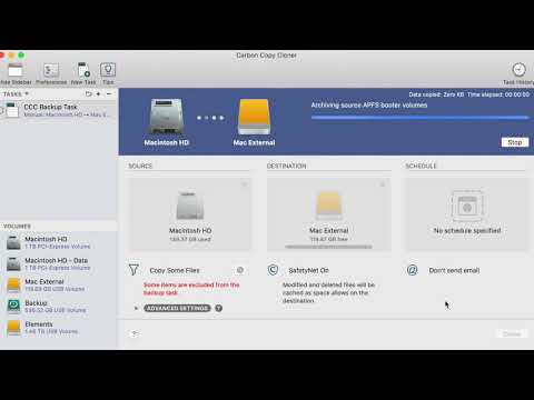 to Clone a hard drive/SSD using Carbon Copy Cloner on Mac - YouTube