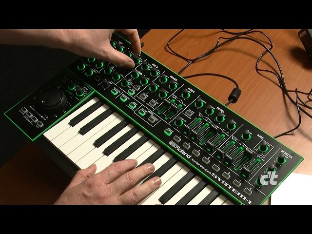 Synthesizer Roland Aira System-1 angespielt - YouTube