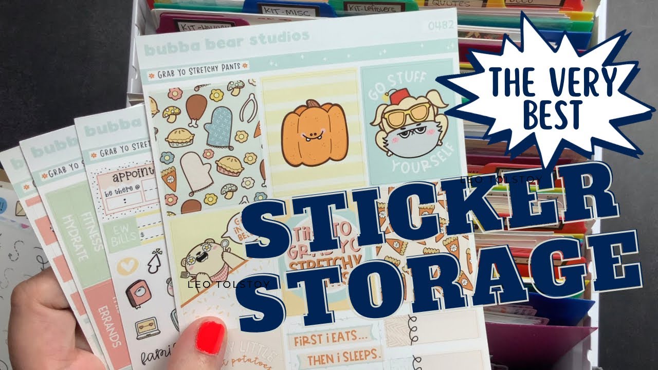 How to Organize Stickers: the Compact Storage System I love! - Aubree  Originals