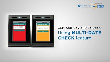 CEM Systems: How to Configure CEM AC2000 to enable MULTI-DATE CHECK feature