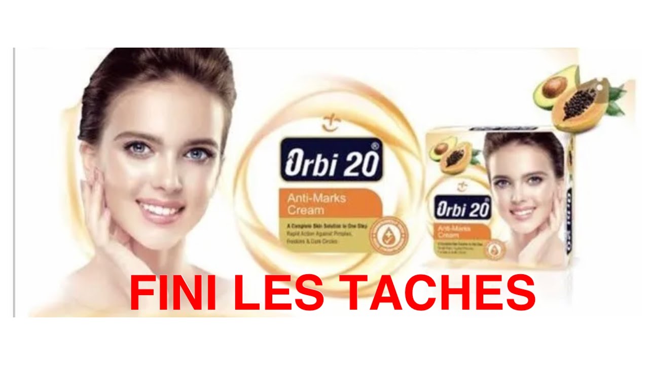 Crème éclaircissante Orbi20 Aloe Vera 30ml - Anti-taches, FPS17 - Pour Peau Mixte