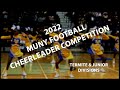 The 2022 muny football cheerleader competition  termite  junior divisions