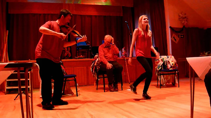 Laura Connolly clog dance in Sedbergh