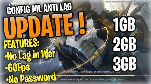 Config ml Anti Lag 60Fps Patch Edith No Password - MLBB