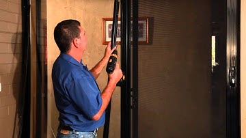Sliding Security Door: Installing a Self Closer