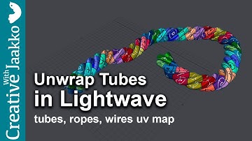 Unwrap Tubes in Lightwave (uv_creeper)