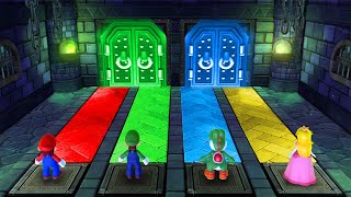 Mario Party 10 Minigames - Mario Vs Yoshi Vs Peach Vs Luigi (Master Cpu)