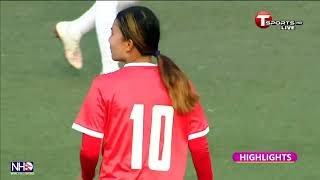 HALFTIME HIGHLIGHTS: NEPAL WOMEN&#39;S U19 3-0 SRILANKA WOMEN&#39;S U19 | SAFF U-19 CHAMPIONSHIP 2021