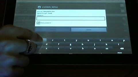 Elonex Support - eTouch 1012et - Connecting to WIFI