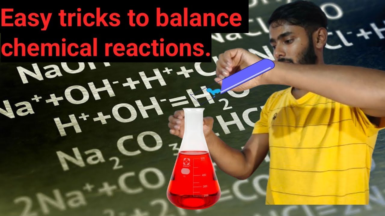 How to balance any chemical equation. Trick to solve chemical equation