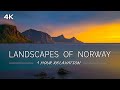 Landscapes of Norway: 1 HOUR of Nordic Sceneries with Relaxing Music (4K UHD Video)
