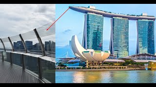 SkyPark Observation Deck Tour, Marina Bay Sands, Singapore - 4K