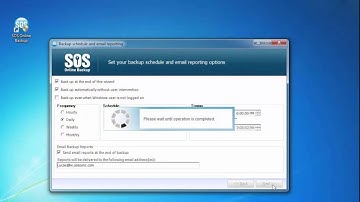 SOS Quick Start Guide (3 of 3): Schedule and Upload | SOS Online Backup