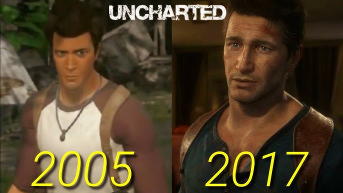 Nathan Drake Evolution in Games, Movies & Commercials 