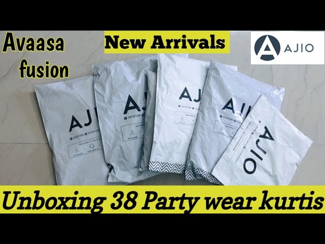 💖Ajio Haul 💖 Avaasa kurtis Review 💖 latest collection 💖 New models 💖New  arrivals 💖 don't miss - YouTube