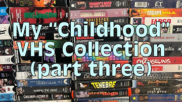 MY CHILDHOOD VHS COLLECTION | Part 03 | #VHScollecting