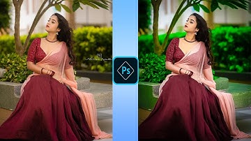 HDR Camera Raw Trick Green Tone Photo Editing Tutorial | Photoshop cc Background Colour Change