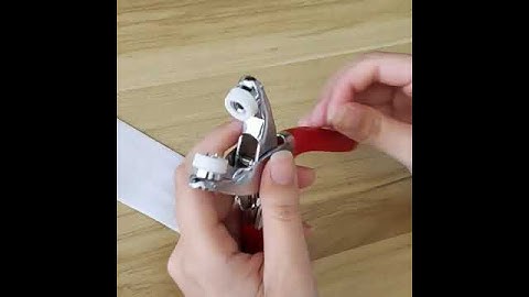 Snap Button Fastener Kit Five Claw Buckle Tool Set with Pliers for DIY Crafts Children