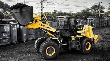 Liugong Wheelloader 856H | Wagon Loading | Coal loading