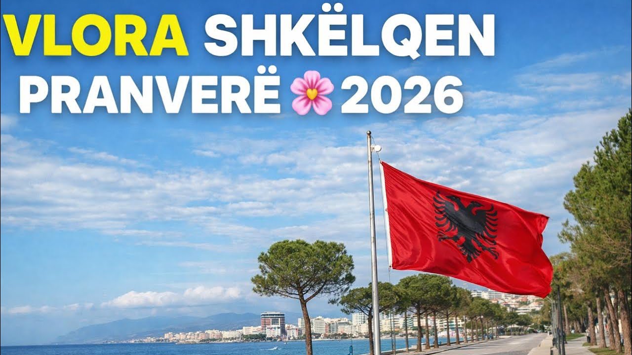 Vlora në Prag Pranvere 🌸 Bulevardi Ismail Qemali & Lungomare Bukuri e Rrallë 🌊 Shkëlqen💎 Vlora-2026