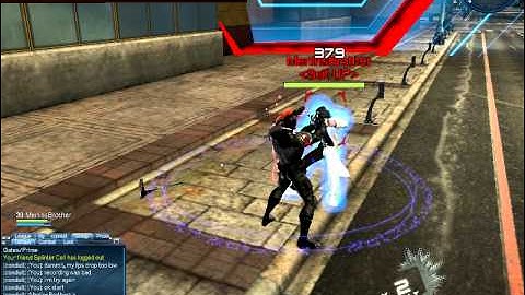 DCUO D3vi1 Block Breaking with Dual Pistols