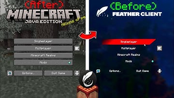 Finally Real Feather client on Pojav Launcher latest version 1.21.4 l Pojavlauncher