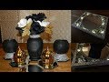 (Giveaway Closed) Dollar Tree Glam Bling Centerpiece| DIY Elegant Candle Holders and Lighted Tray