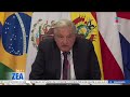 López Obrador pide a miembros de la CELAC unirse a la denuncia contra Ecuador