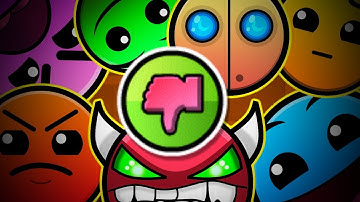 The Most Disliked Levels Of Each Difficulty In Geometry Dash
