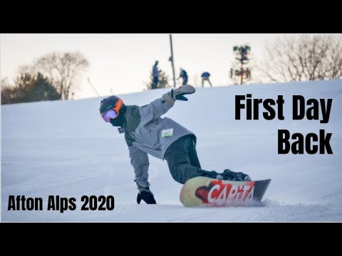 We're back! Afton Alps 2020 Snowboarding - First Edit of the 2020/21 season