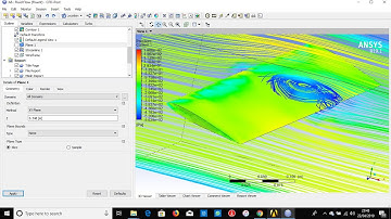 Simulation of the air flow through the wing using ANSYS (fluent) 19.1