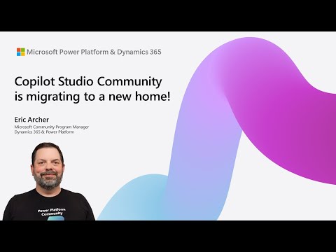 Copilot Studio Community Migration Announcement