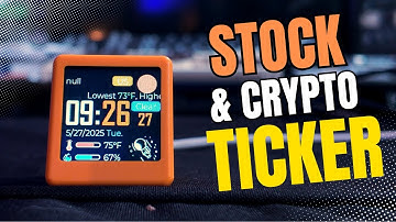 Zyntrazy Bitcoin Stock Ticker & Weather Clock Review – Crypto, Time & Temp in One!