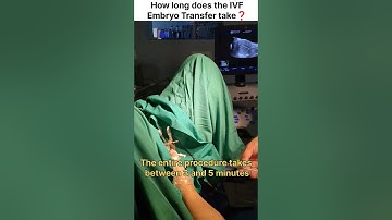 How long does the IVF Embryo Transfer take❓IVF Embryo Transfer by Dr Rakshita Malik #ivf #doctor