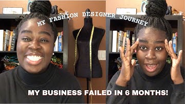 My fashion business FAILED in 6 months | What did I learn? | Overcoming failure