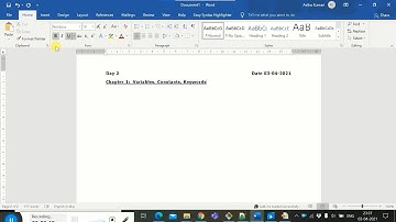 Programming C for Beginner Chapter 1-   Variables, Constants, Keywords