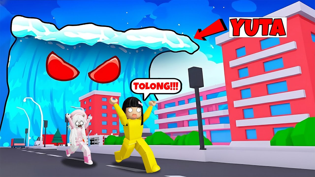 Yuta Mio Jadi Tsunami Raksasa Untuk Hancurkan Seluruh Kota | ROBLOX