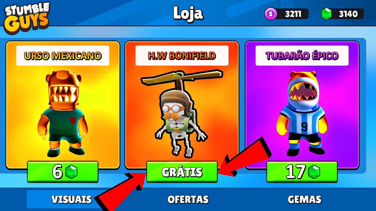 Novas Skins e Mapa: Atualização 0.48 do Stumble Guys - Dluz Games