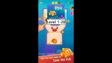 Save the Fish Level 1-20 | Pull the Pin | Mobile Games