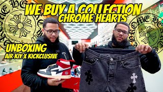 WE SPEND 20K ON THIS COLLECTION CHROME HEARTS!! UNBOXING AIR KIY X KICKCLUSIVE!!