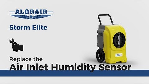 Storm Elite (new) Dehumidifier Replace the Air Inlet Humidity Sensor