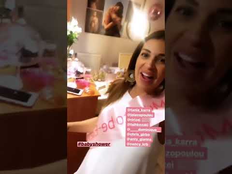 Το baby shower της Ελένης Χατζίδου