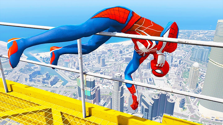 SPIDERMAN CRAZY JUMPS/FALLS #26 (GTA 5 Spider-Man Fails)