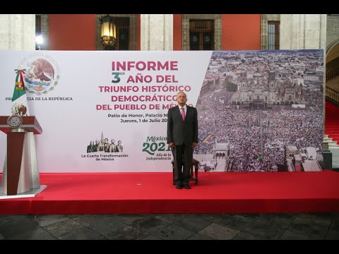 3er Año del Triunfo Histórico Democrático del Pueblo de México