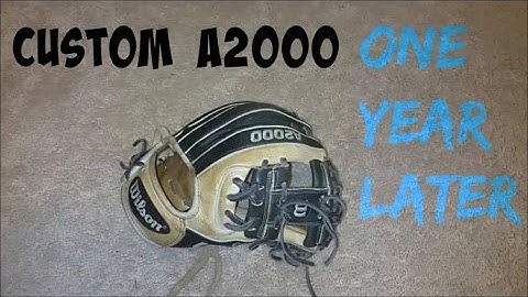 My Custom Wilson A2000: One Year Later