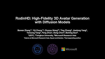 [ECCV2024] RodinHD: High-Fidelity 3D Avatar Generation with Diffusion Models