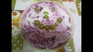 селедка под шубой с сыром. селедка под шубой с сыром.